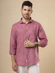 Rangmanch - Charm Pink Linen Shirt