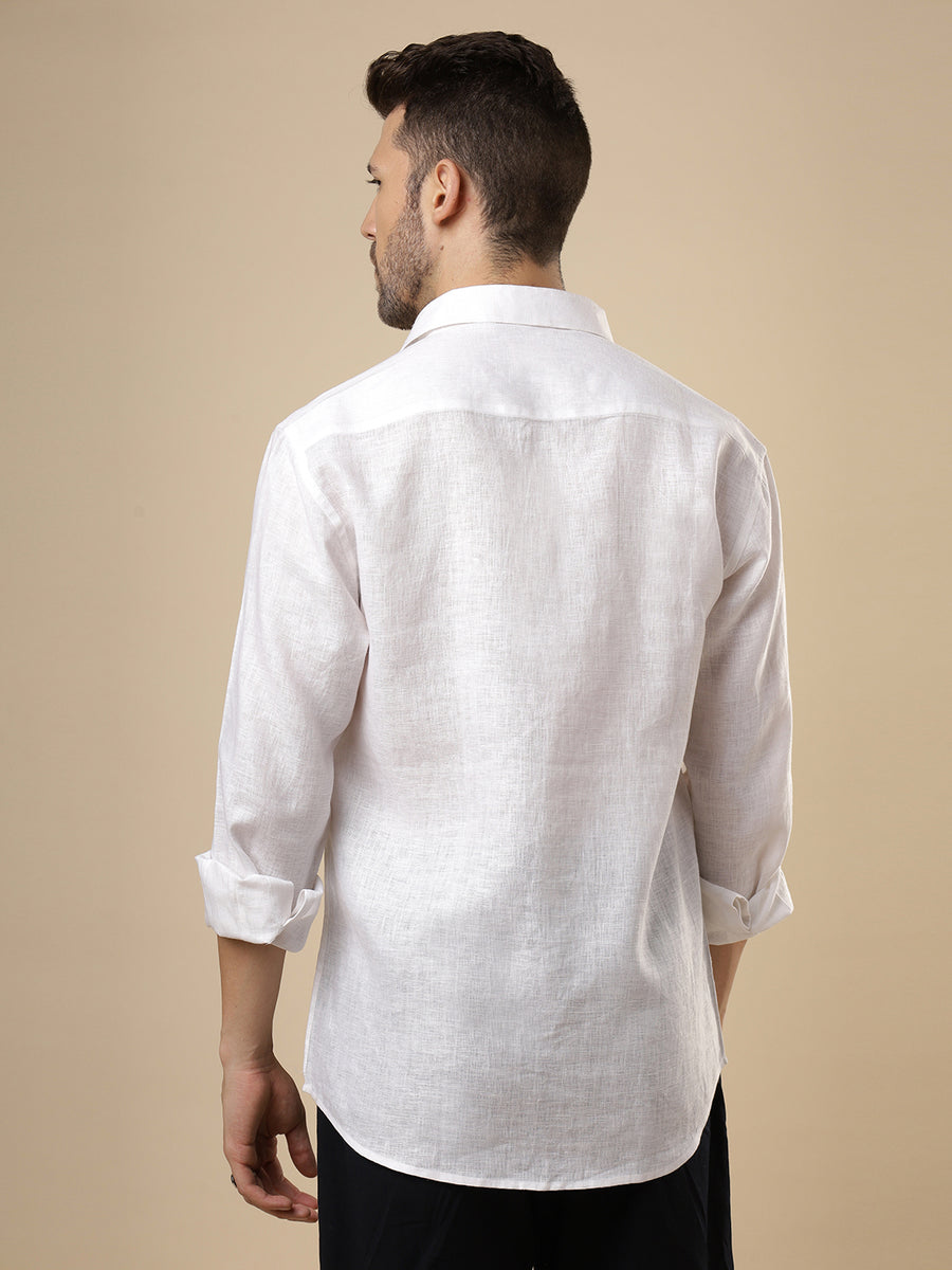 Rangmanch - White Linen Shirt