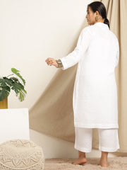 Frost White Comfort Kurta