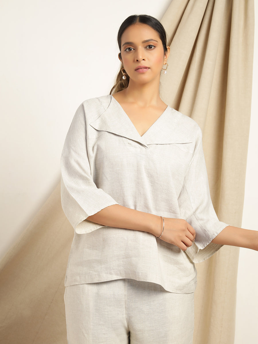 Pearl- Natural Color Comfort Co-ord Set