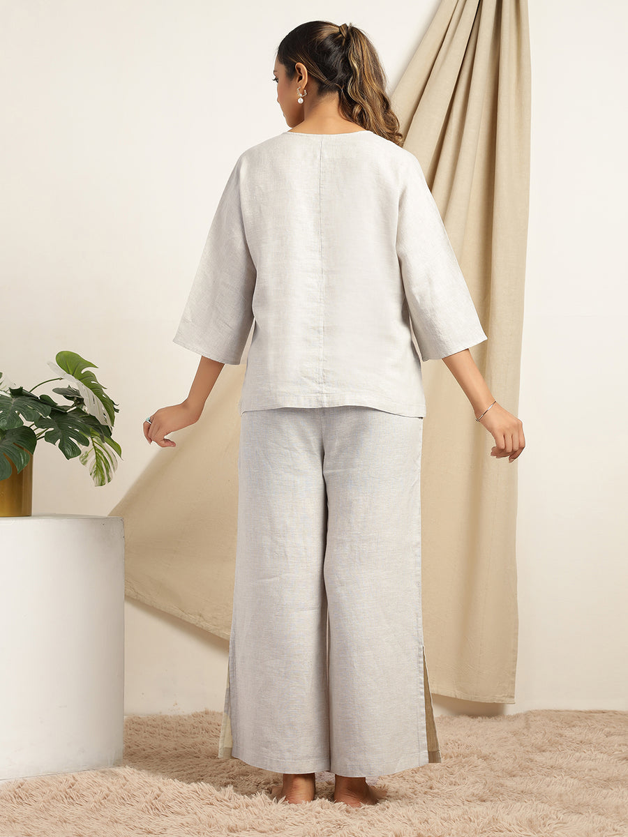 Pearl- Natural Color Comfort Co-ord Set