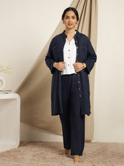 Garne- Navy Blue Comfort Co-ord Set