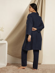 Garne- Navy Blue Comfort Co-ord Set