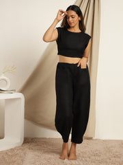 Citrine - Black Comfort Co-ord Set