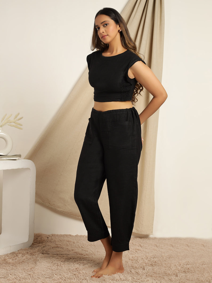 Citrine - Black Comfort Co-ord Set