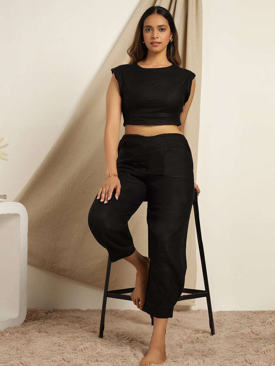 Citrine - Black Comfort Co-ord Set