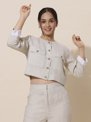 Ivory Natural Comfort Jacket