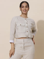 Ivory Natural Comfort Jacket