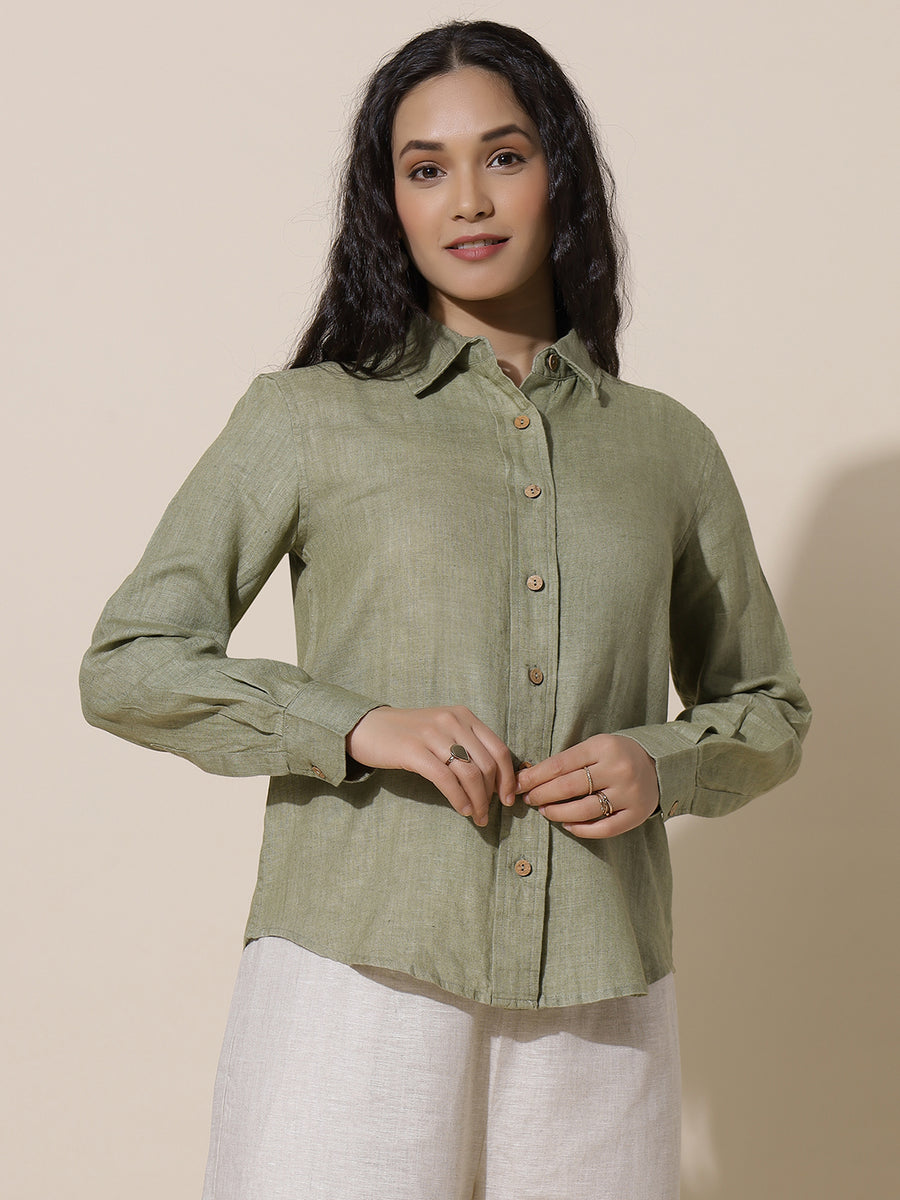 Daisy - Light Olive Shirt