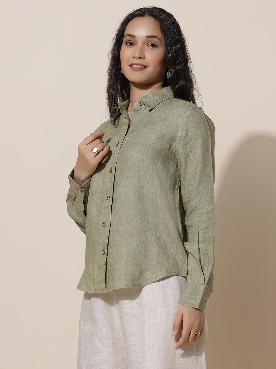 Daisy - Light Olive Shirt