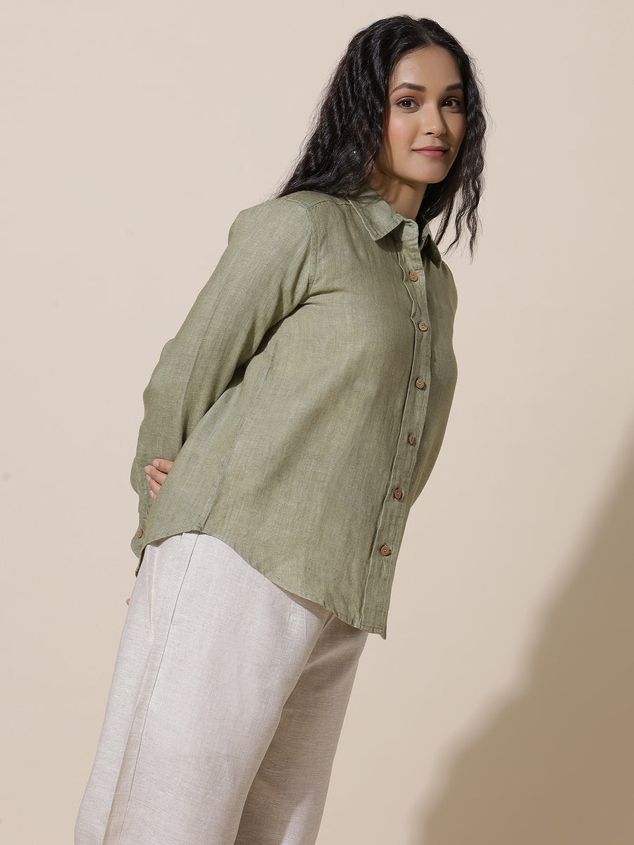 Daisy - Light Olive Shirt