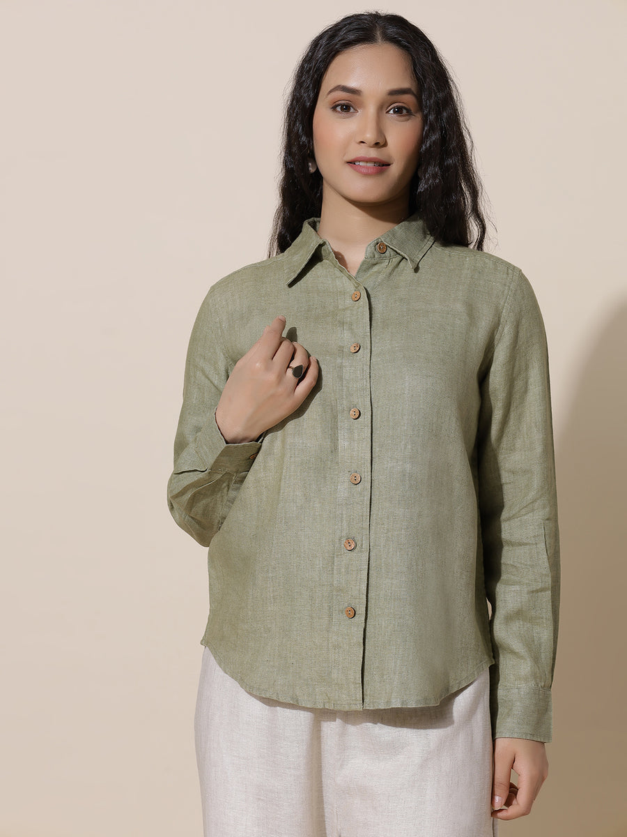 Daisy - Light Olive Shirt