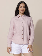 Marigold - Pale pink shirt