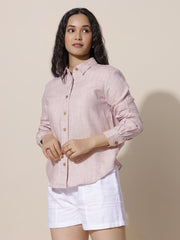 Marigold - Pale pink shirt