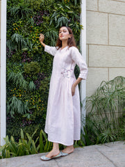 Veya Hand-Embroidered Dress