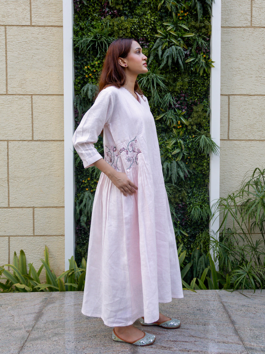 Veya Hand-Embroidered Dress