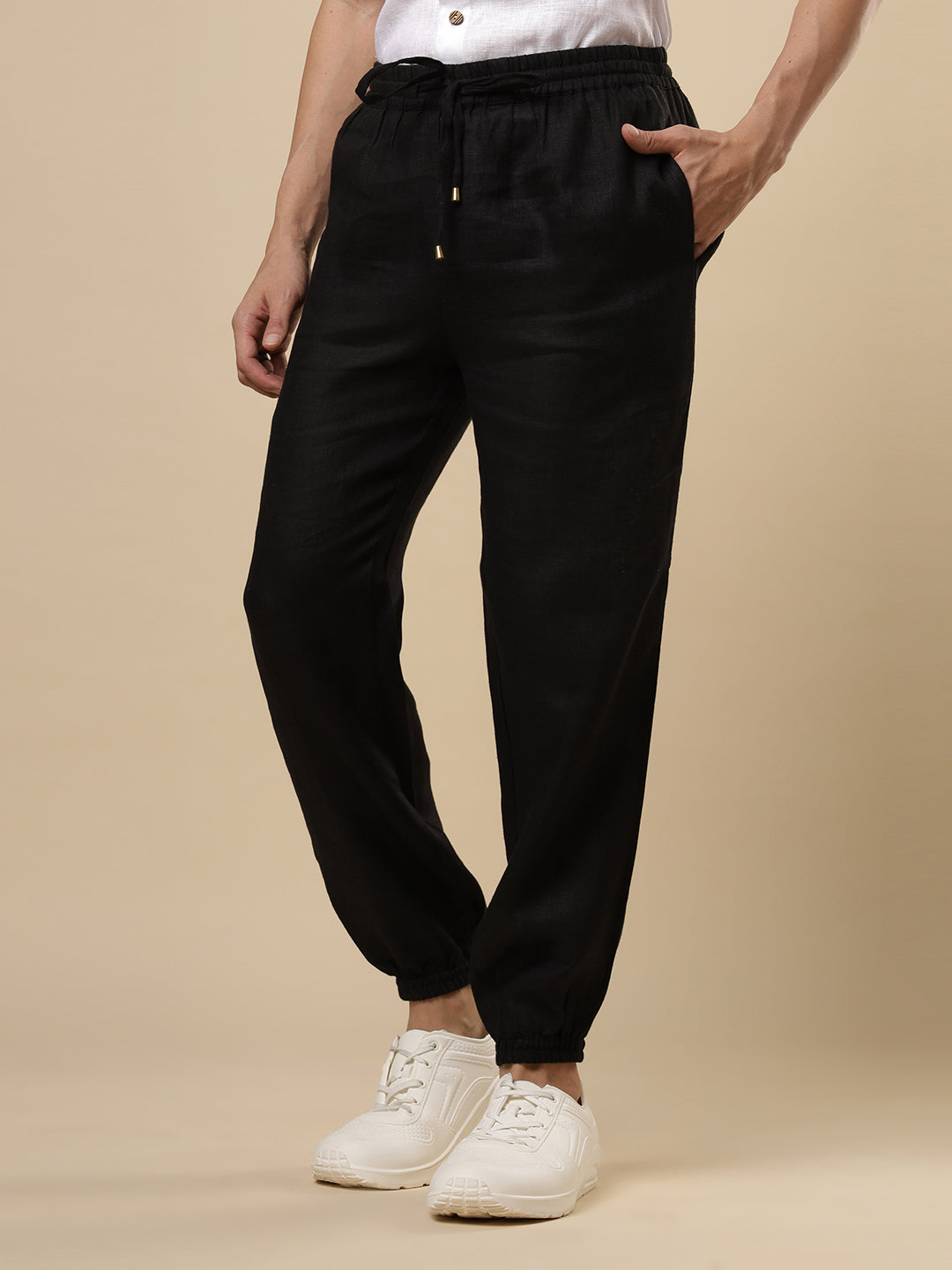 Miller Black Linen Pants