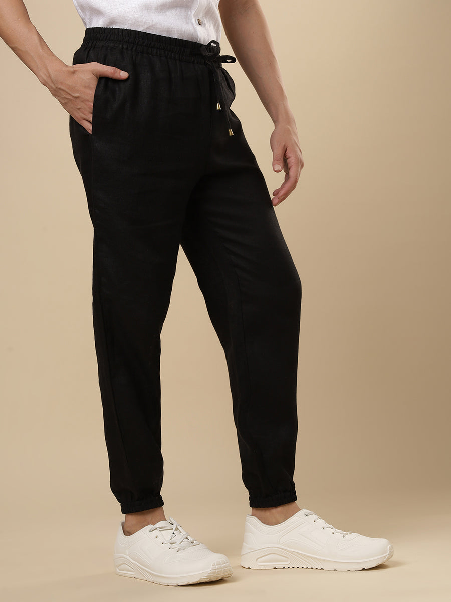 Miller Black Linen Pants