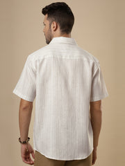 Sattva - Cuban Sand Printed Linen Shirt