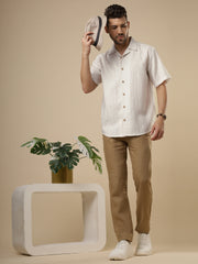 Sattva - Cuban Sand Printed Linen Shirt