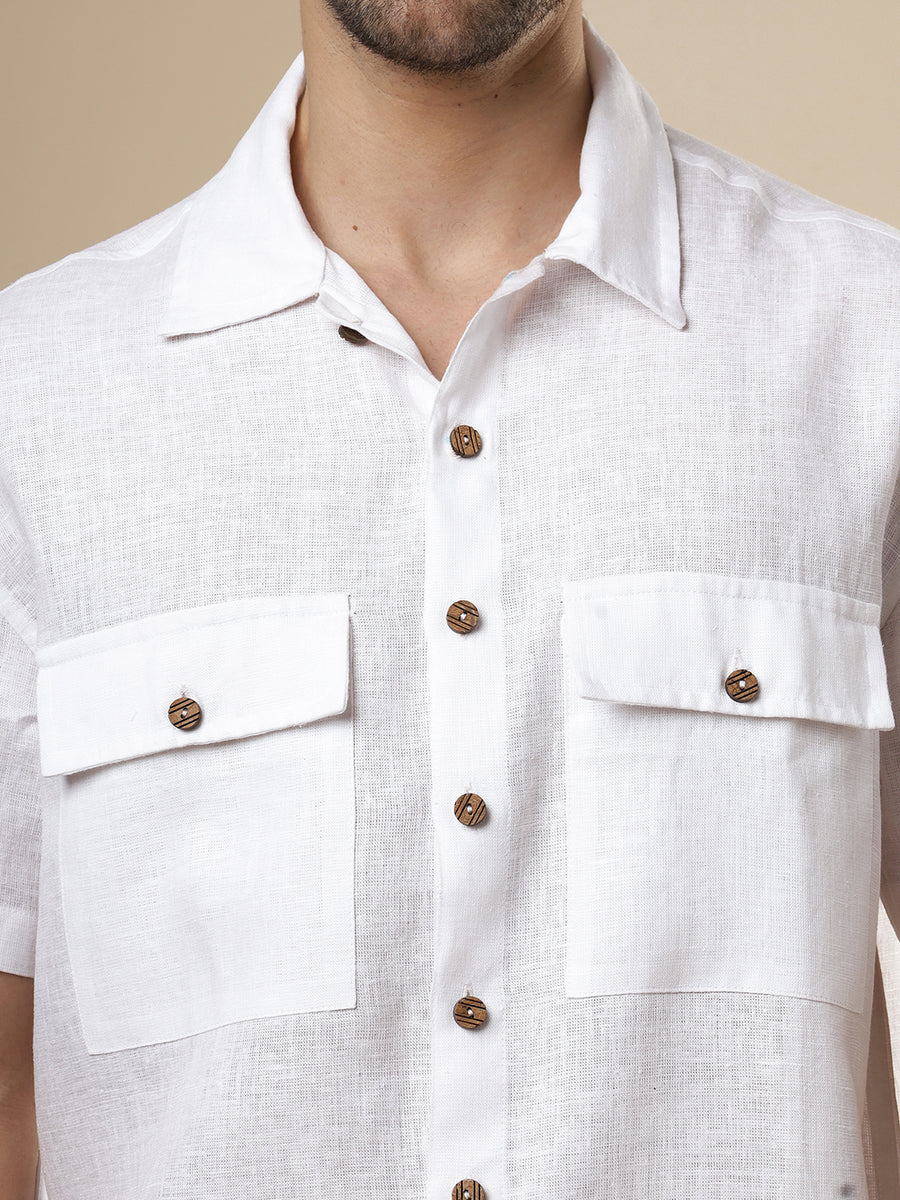 Sattva - White Linen Shirt